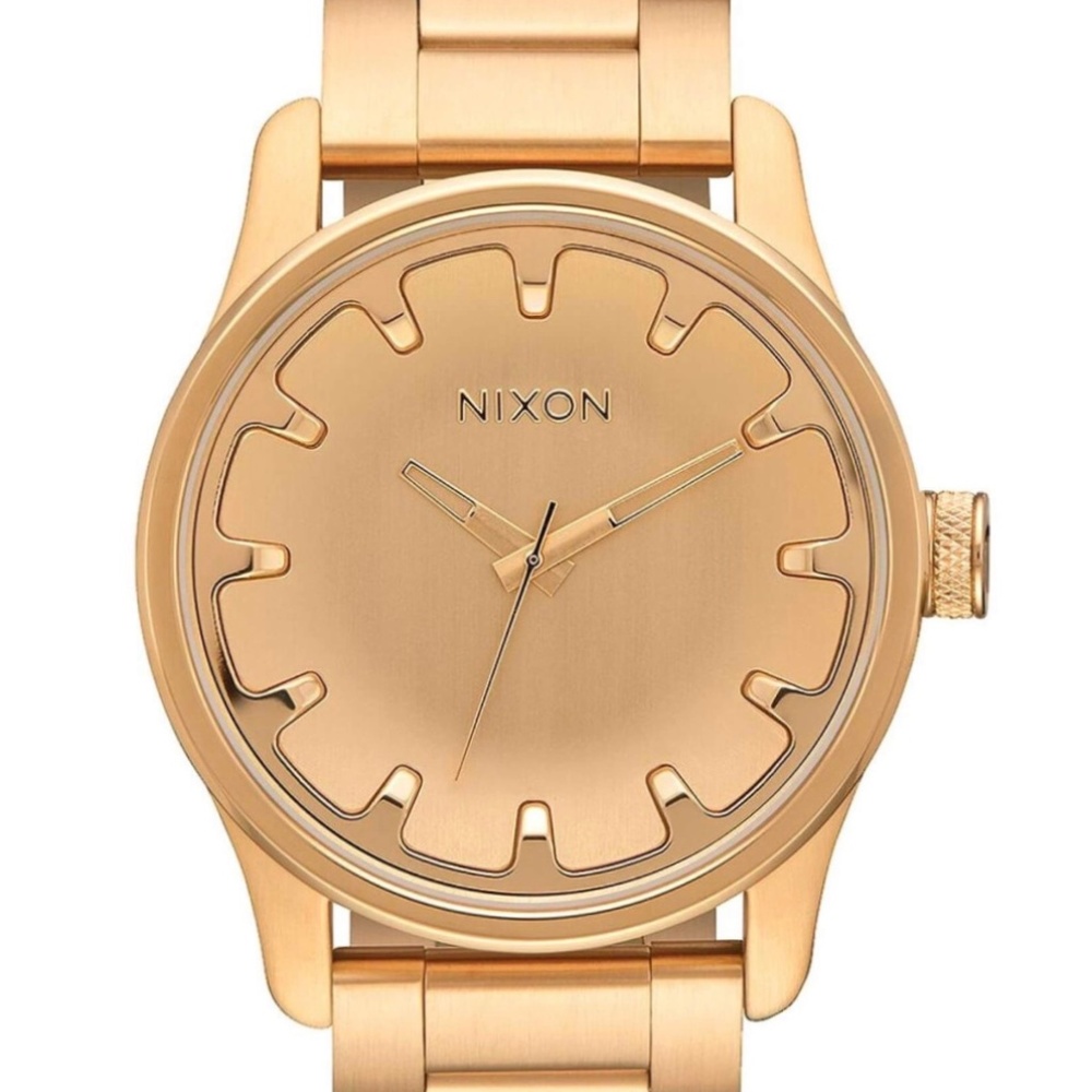 Nixon Men's Gold Tone Stainless Steel Bracelet Watch
